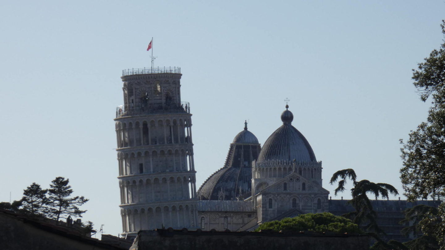 view over pisa during a Tuscany itinerary