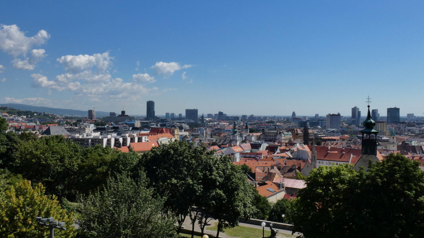 view over Bratislava day trips from Bratislava