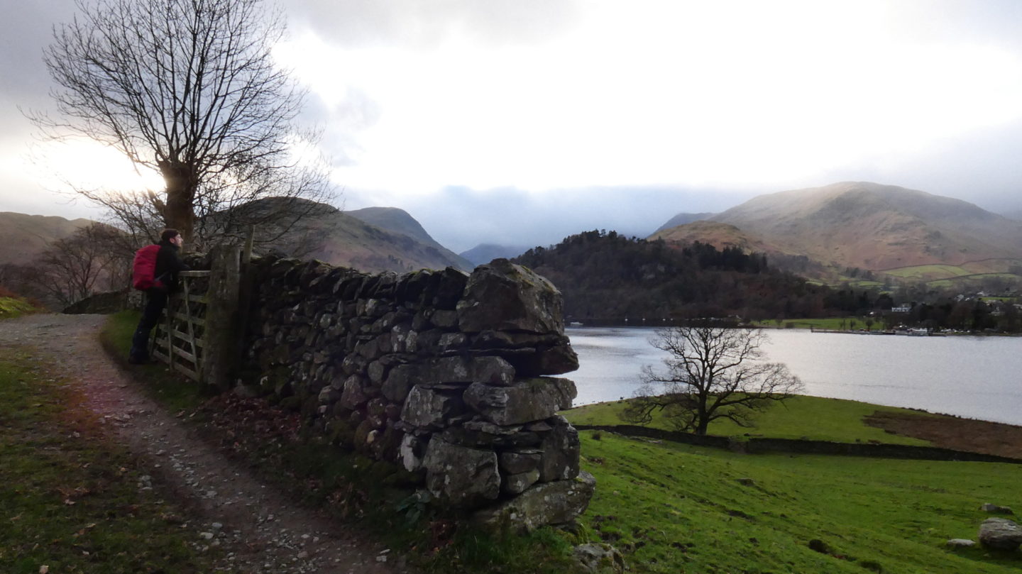 Trail along Ullswater