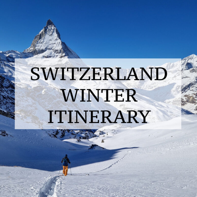 Switzerland Winter Itinerary eBook